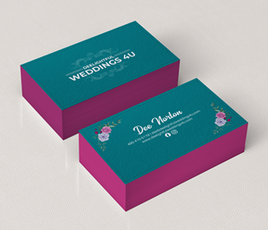 Diseño de Tarjeta de Presentación por chandrayaan.creative para Deelightful Weddings | Diseño: #28894666