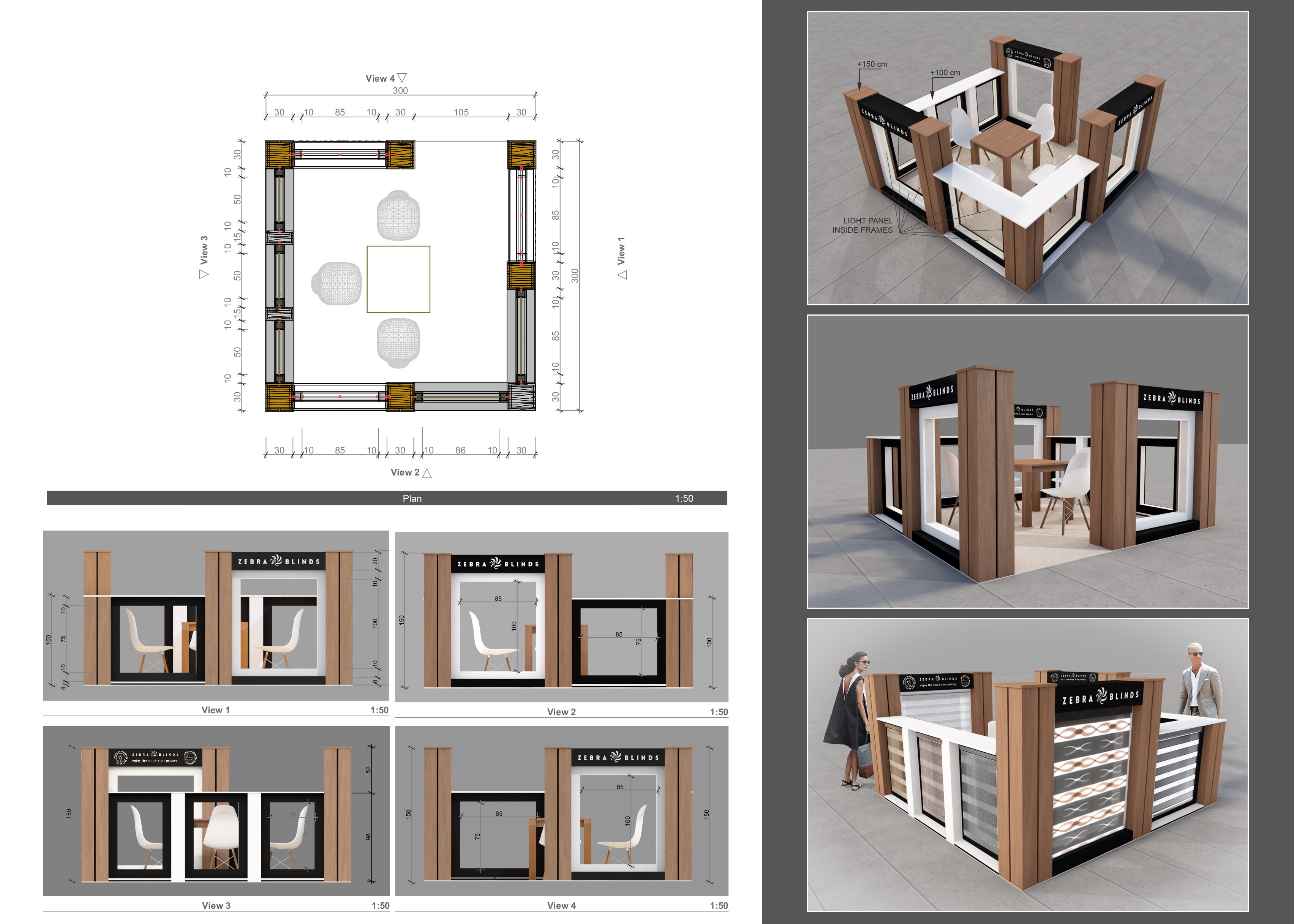 Trade Show Booth Design by Maria Iche for this project | Design #28910202