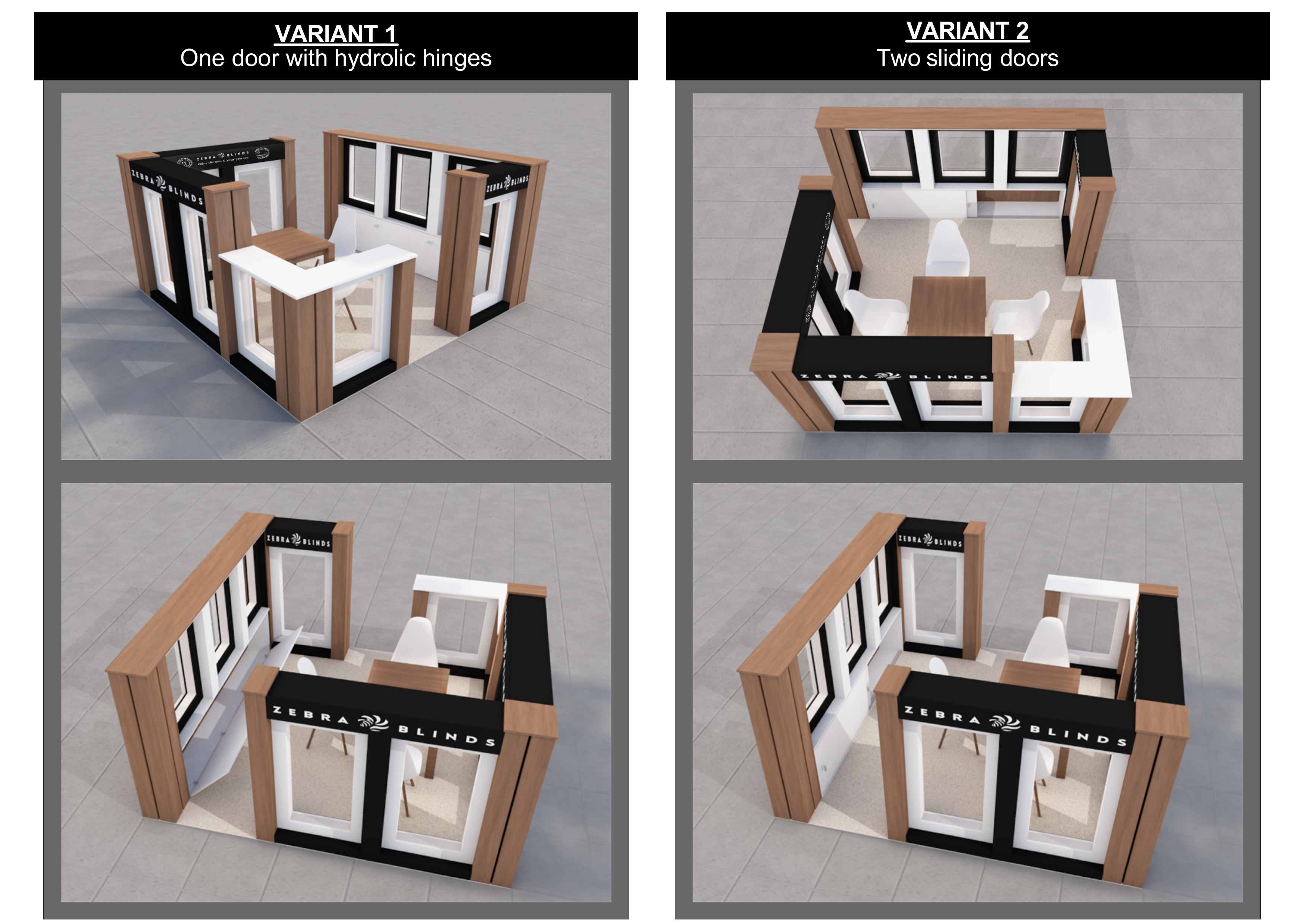 Trade Show Booth Design by Maria Iche for this project | Design #29135845
