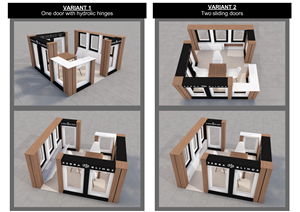 Trade Show Booth Design by Maria Iche for this project | Design: #29135845