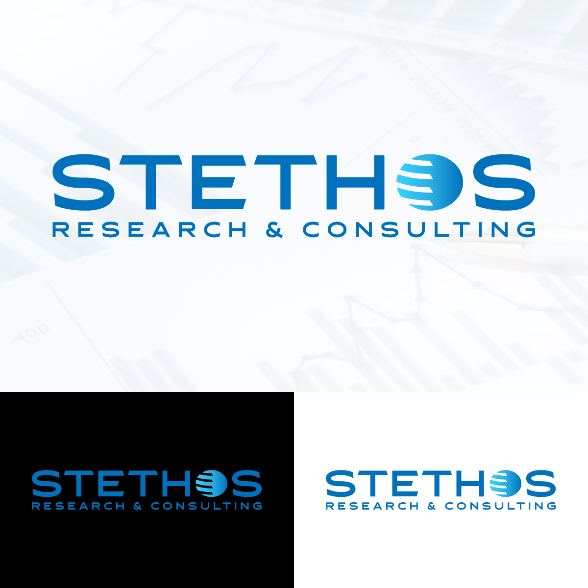 Logo Design for Stethos Research & Consulting by EvoGo Designers