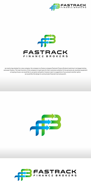Logo Design by Histeria for Fastrack Finance Brokers | Design: #28929796