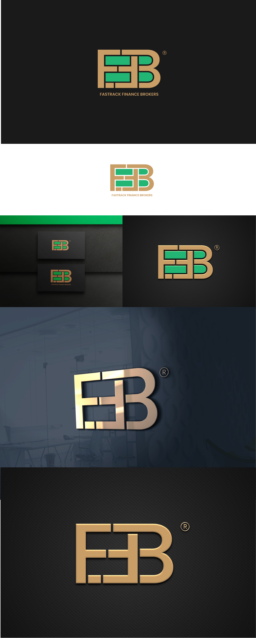 Logo-Design von graphicawy für Fastrack Finance Brokers | Design #28896695