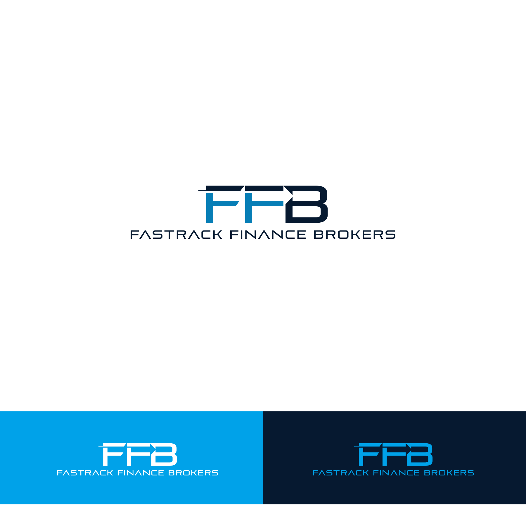 Logo Design by Arham Hidayat for Fastrack Finance Brokers | Design #28914584
