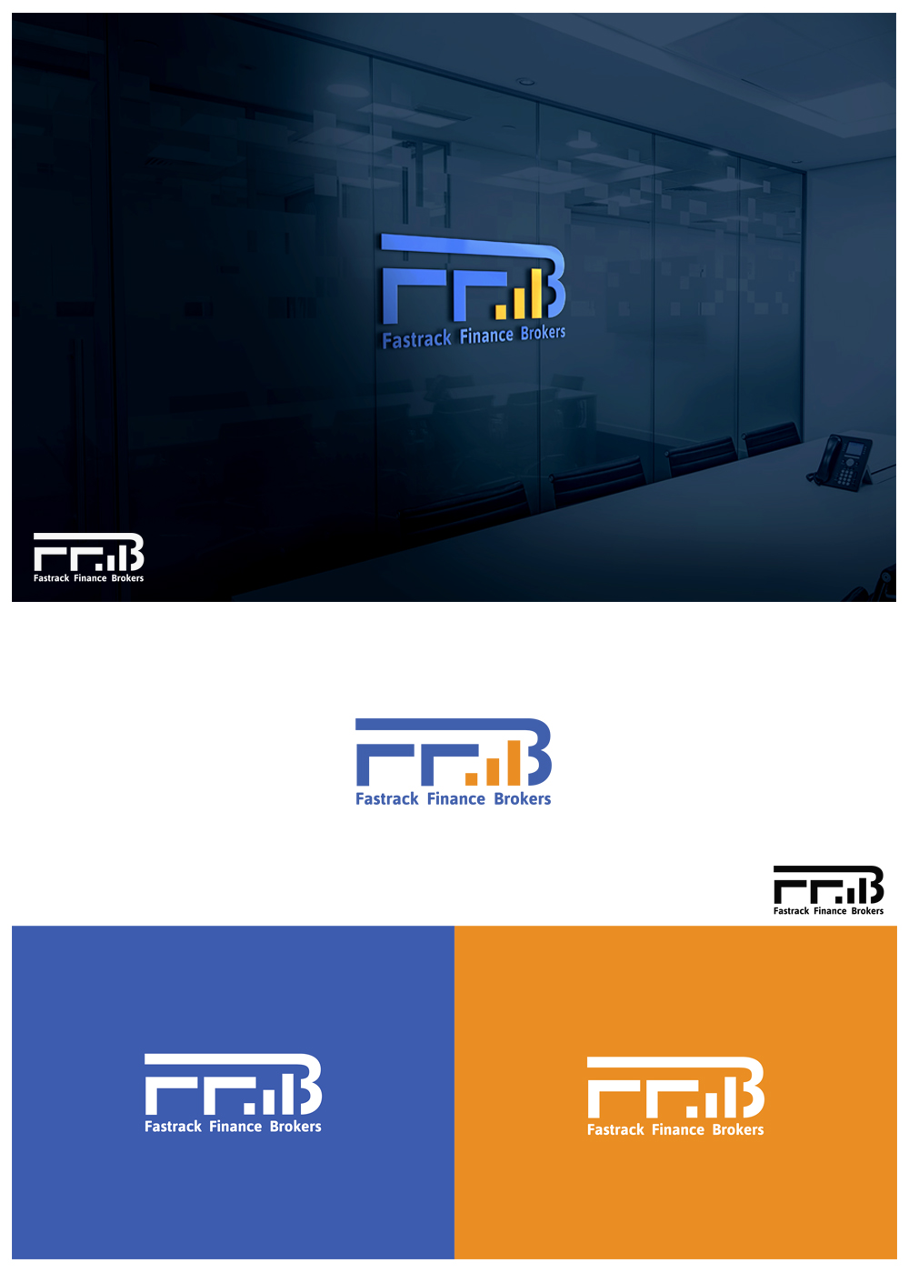 Logo Design by goranvisnjic82 for Fastrack Finance Brokers | Design #28950537