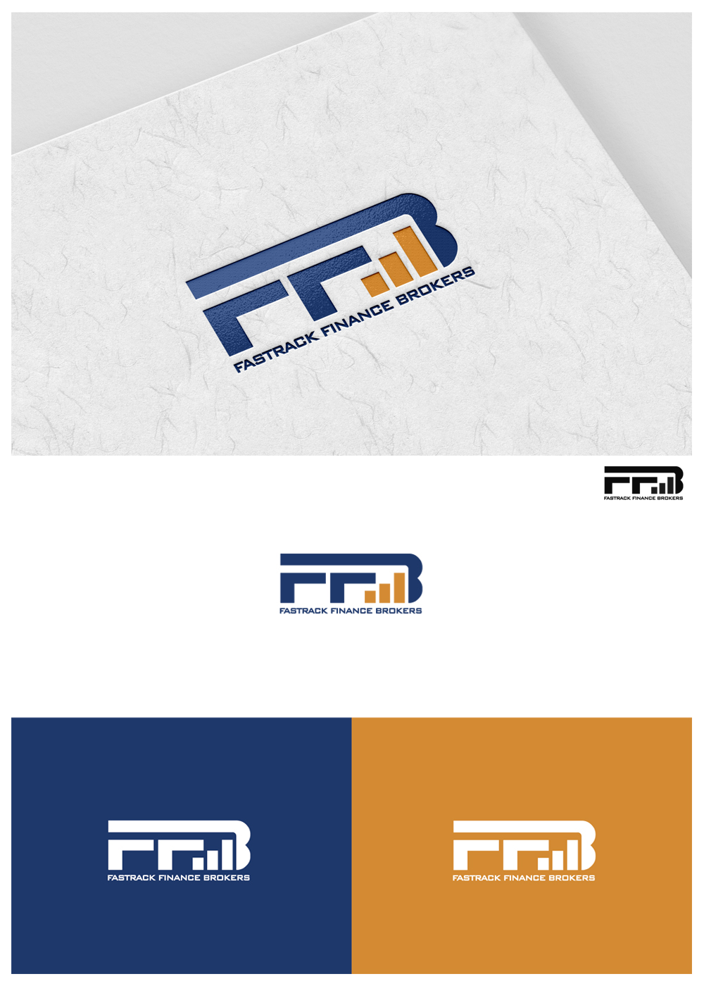 Logo Design by goranvisnjic82 for Fastrack Finance Brokers | Design #28954764