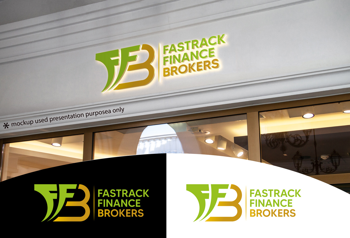 Logo Design by Rubia@ for Fastrack Finance Brokers | Design #28903744