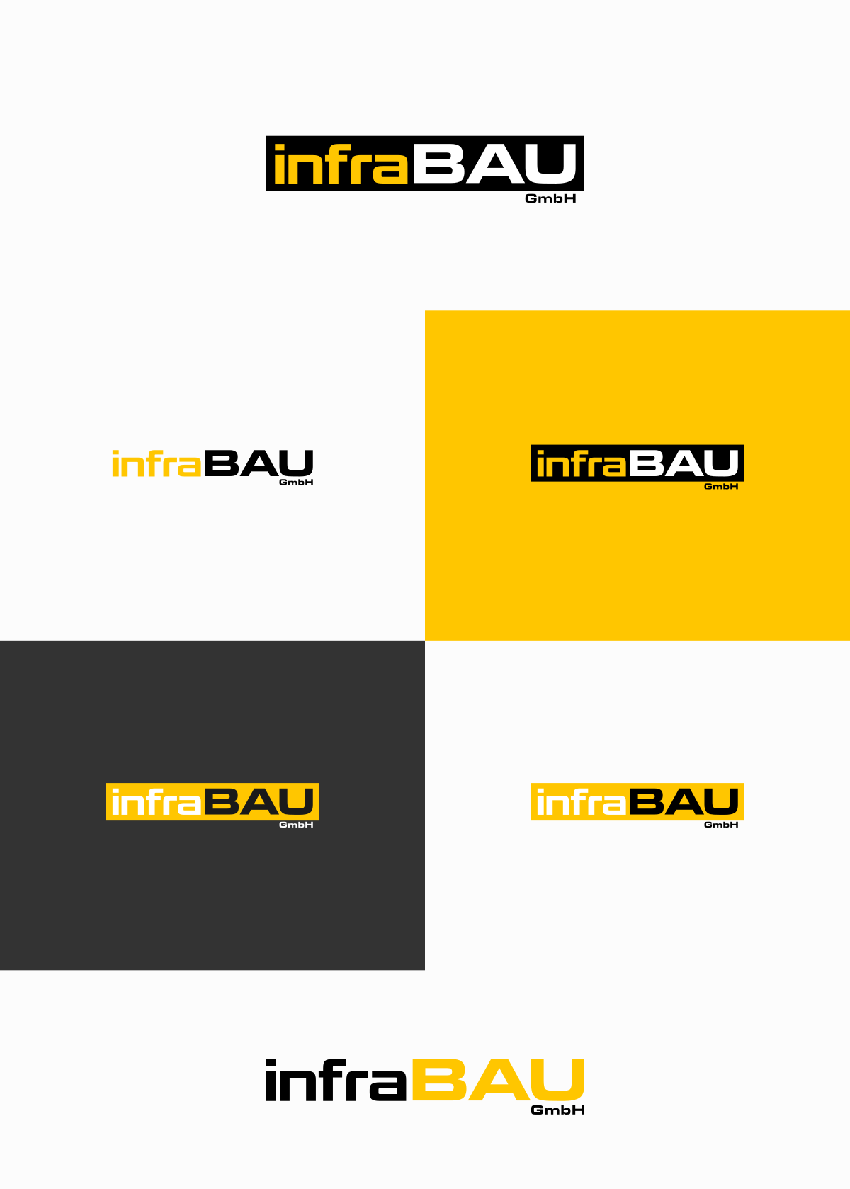 Logo Design by Visifine for InfraBau GmbH | Design #28900460