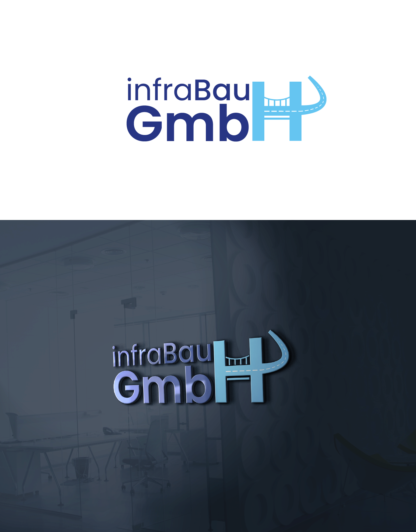 Logo-Design von graphicawy für InfraBau GmbH | Design #28897018