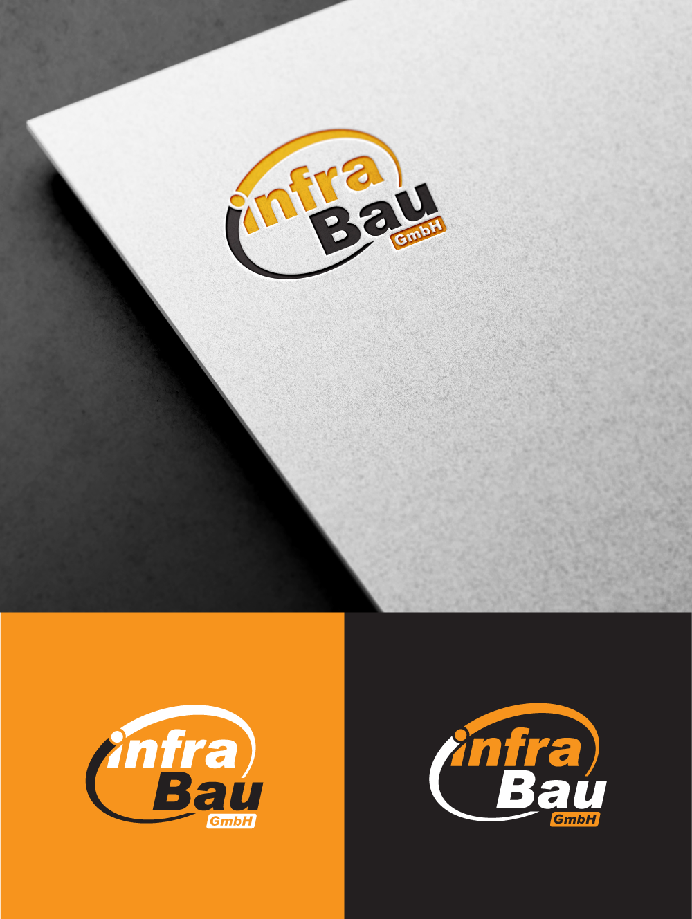 Logo Design by Digi_Design555 for InfraBau GmbH | Design #28897066