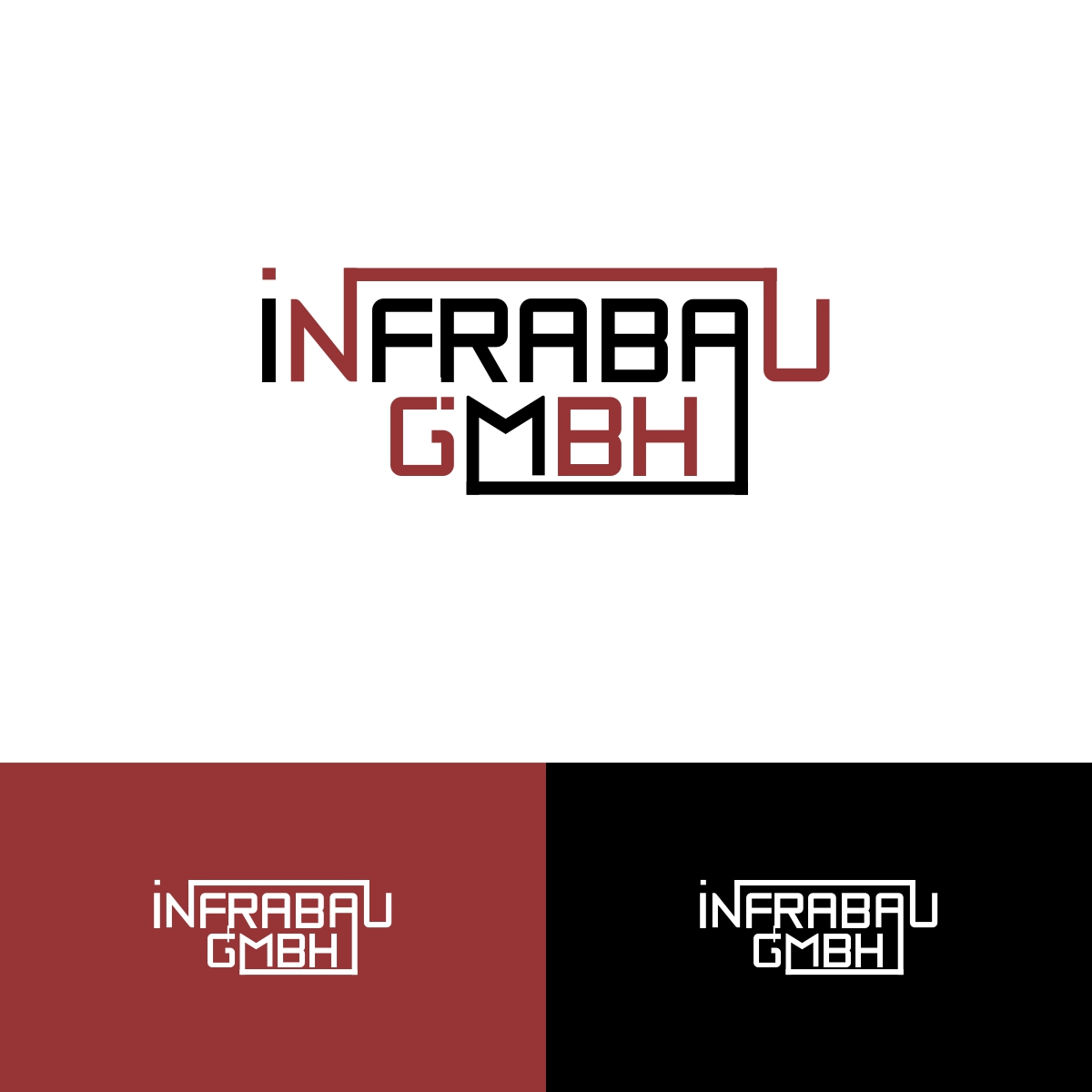Logo Design by fly  design for InfraBau GmbH | Design #28899142