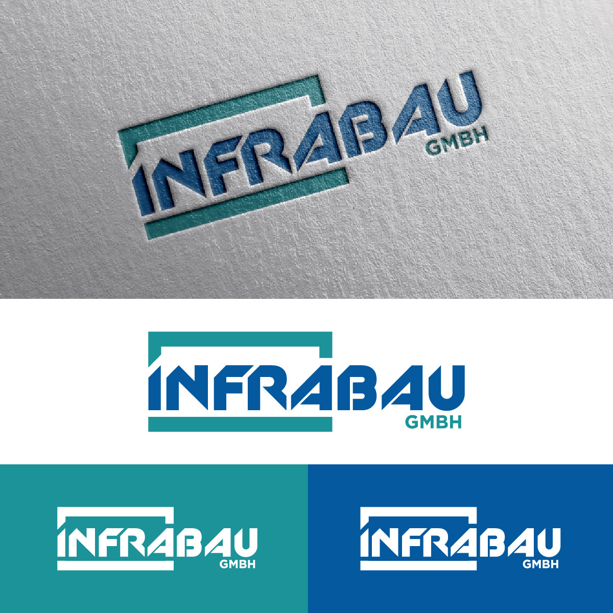 Logo Design by fly  design for InfraBau GmbH | Design #28900592
