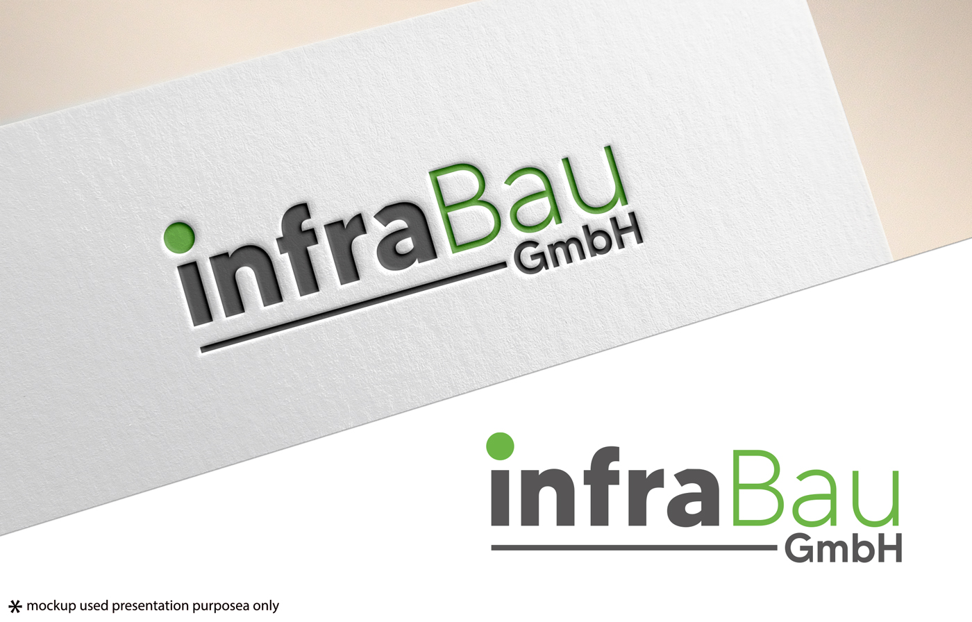 Diseño de Logo por Rubia@ para InfraBau GmbH | Diseño #28897268