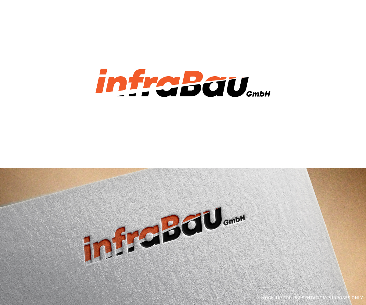 Logo Design by kimcam for InfraBau GmbH | Design #28920100