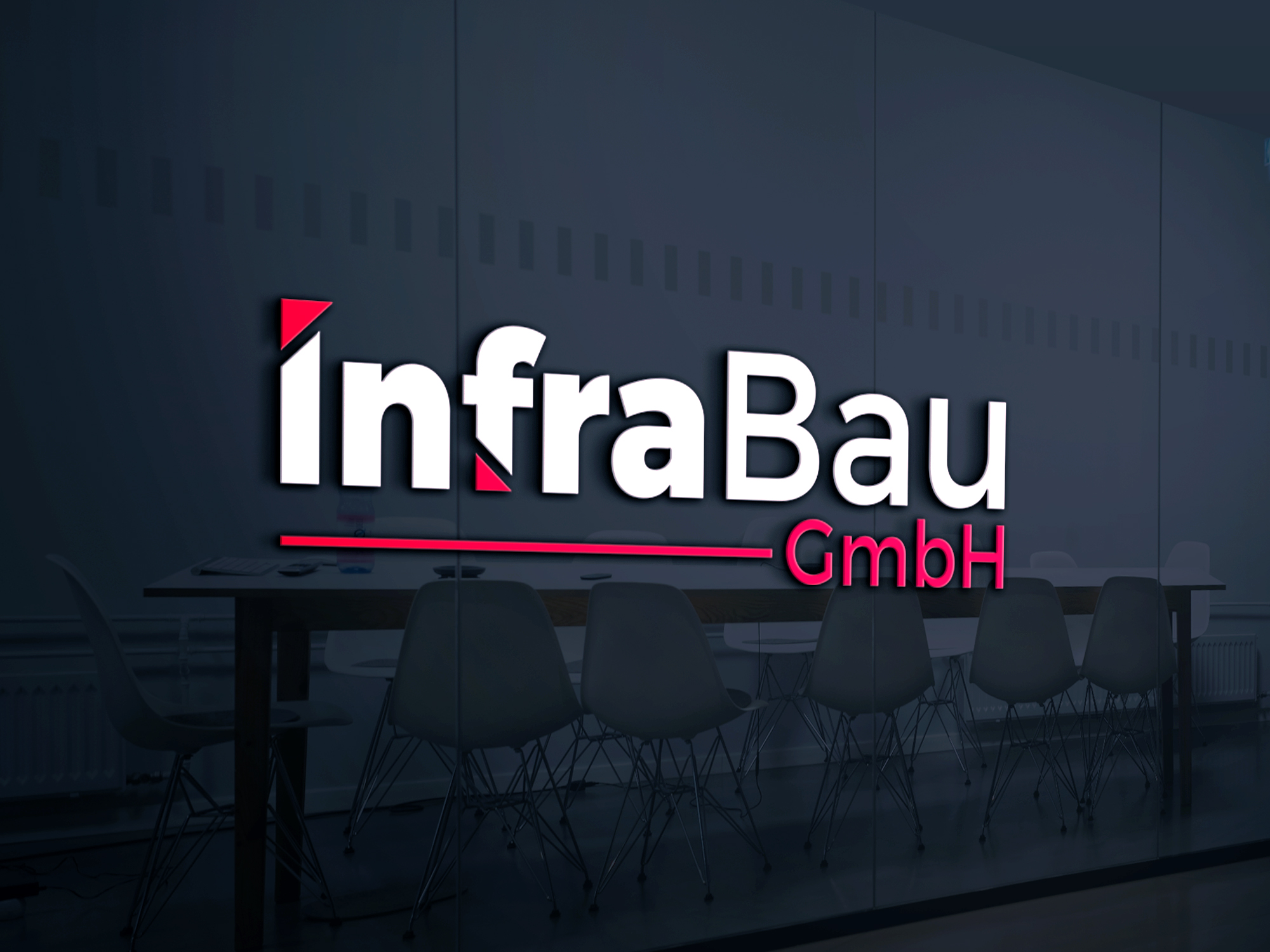 Logo Design by UMBRA Designs for InfraBau GmbH | Design #28896947