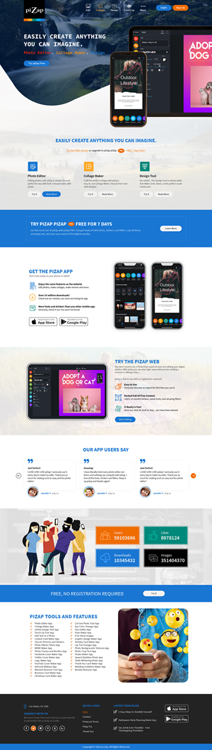Landing Page Design by Ved Web Services