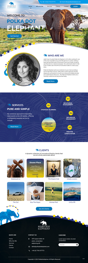 Web Design by pb for this project | Design: #28907647