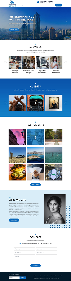 Web Design by pb for this project | Design: #28907648