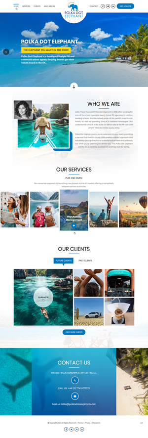 Web Design by pb for this project | Design: #28907650