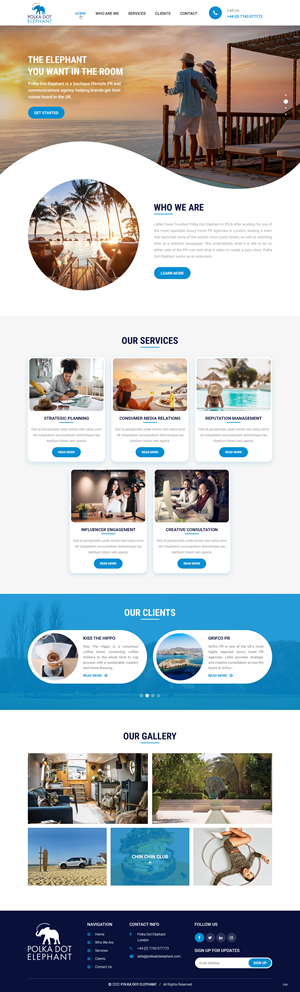 Web Design by pb for this project | Design: #28907654