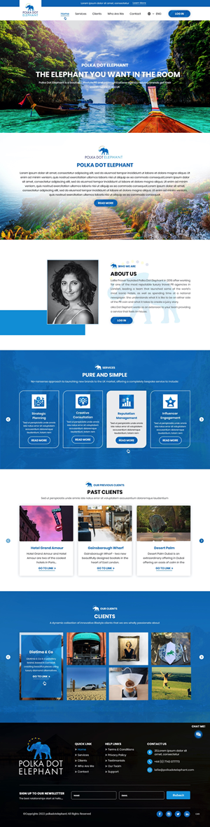 Web Design by pb for this project | Design: #28907670