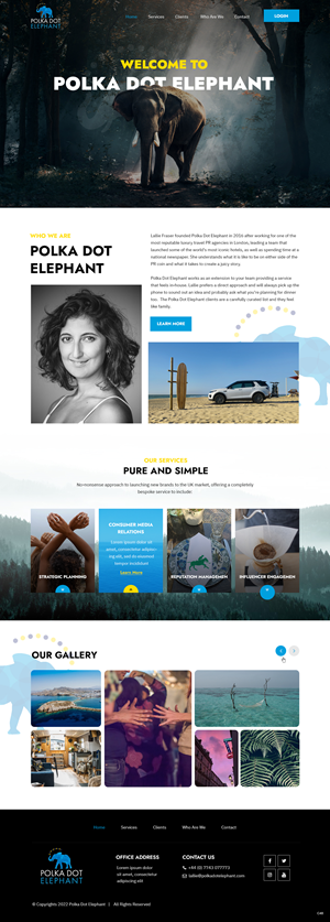 Web Design by pb for this project | Design #28907671