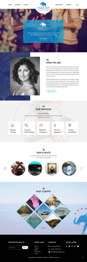 Web Design by pb for this project | Design: #28907672