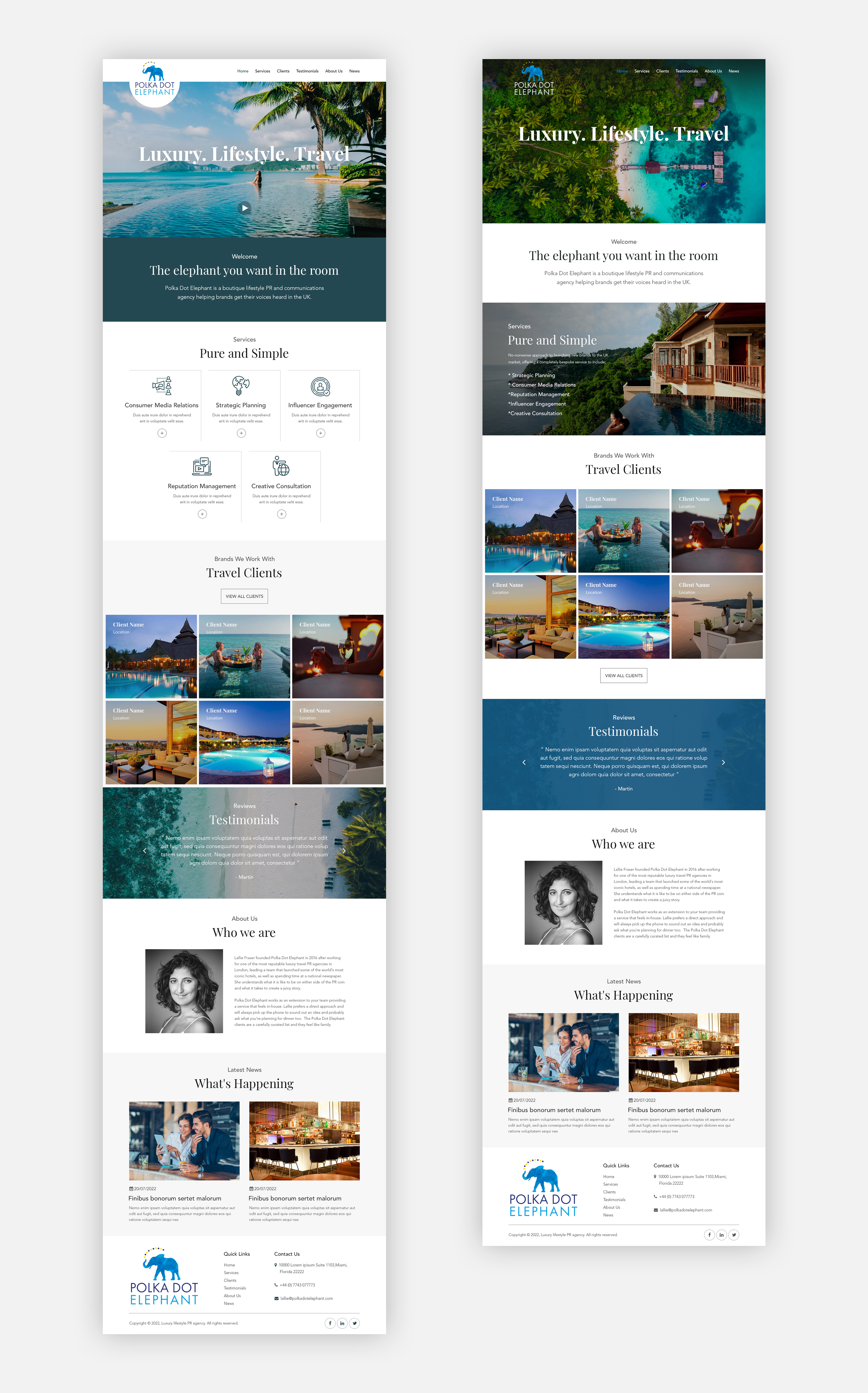 Web Design by Starlyn DS for this project | Design: #28907562