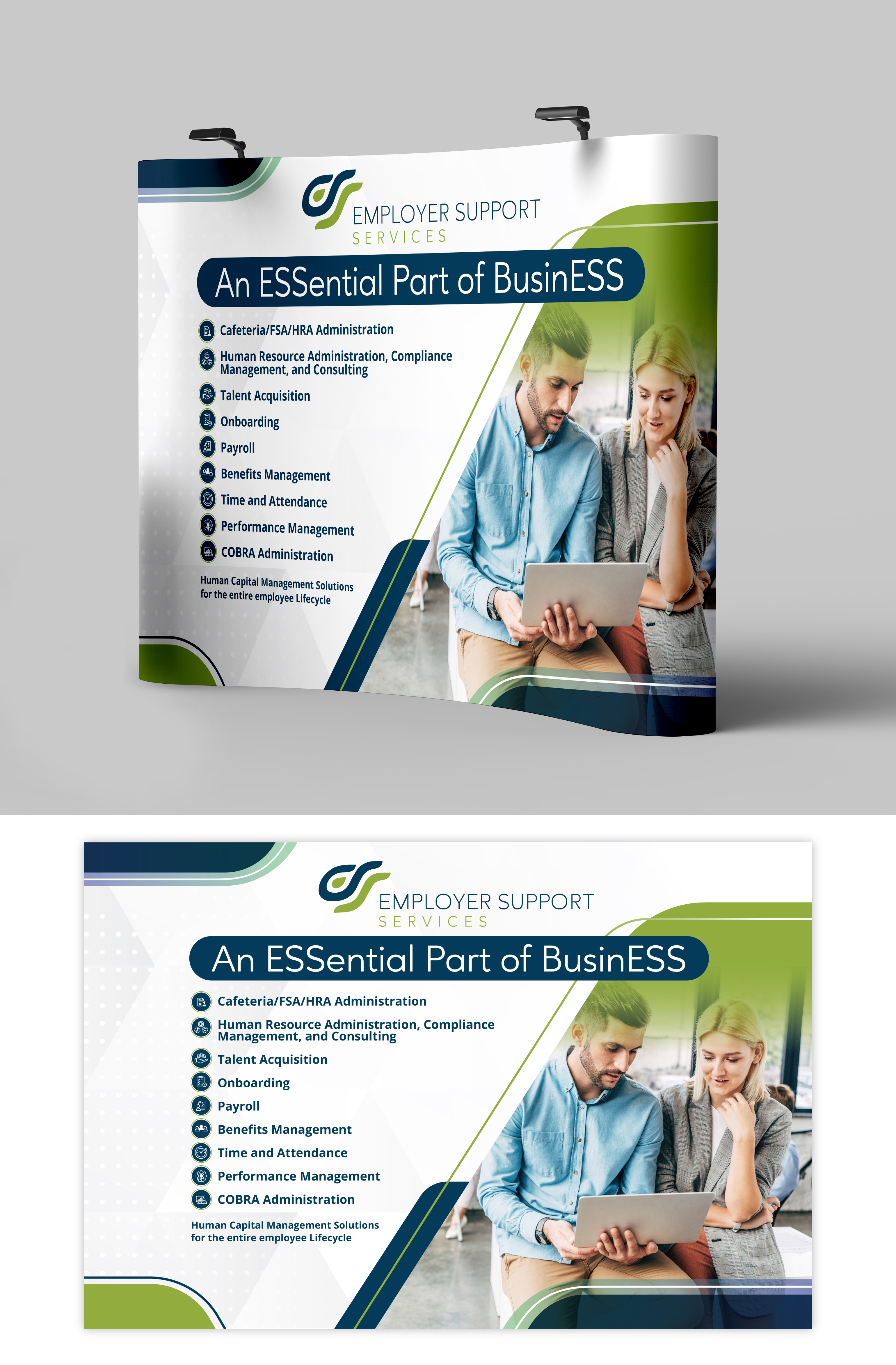 Trade Show Booth Design by StromDesignHub for Employer Support Services, Inc. | Design #28916211