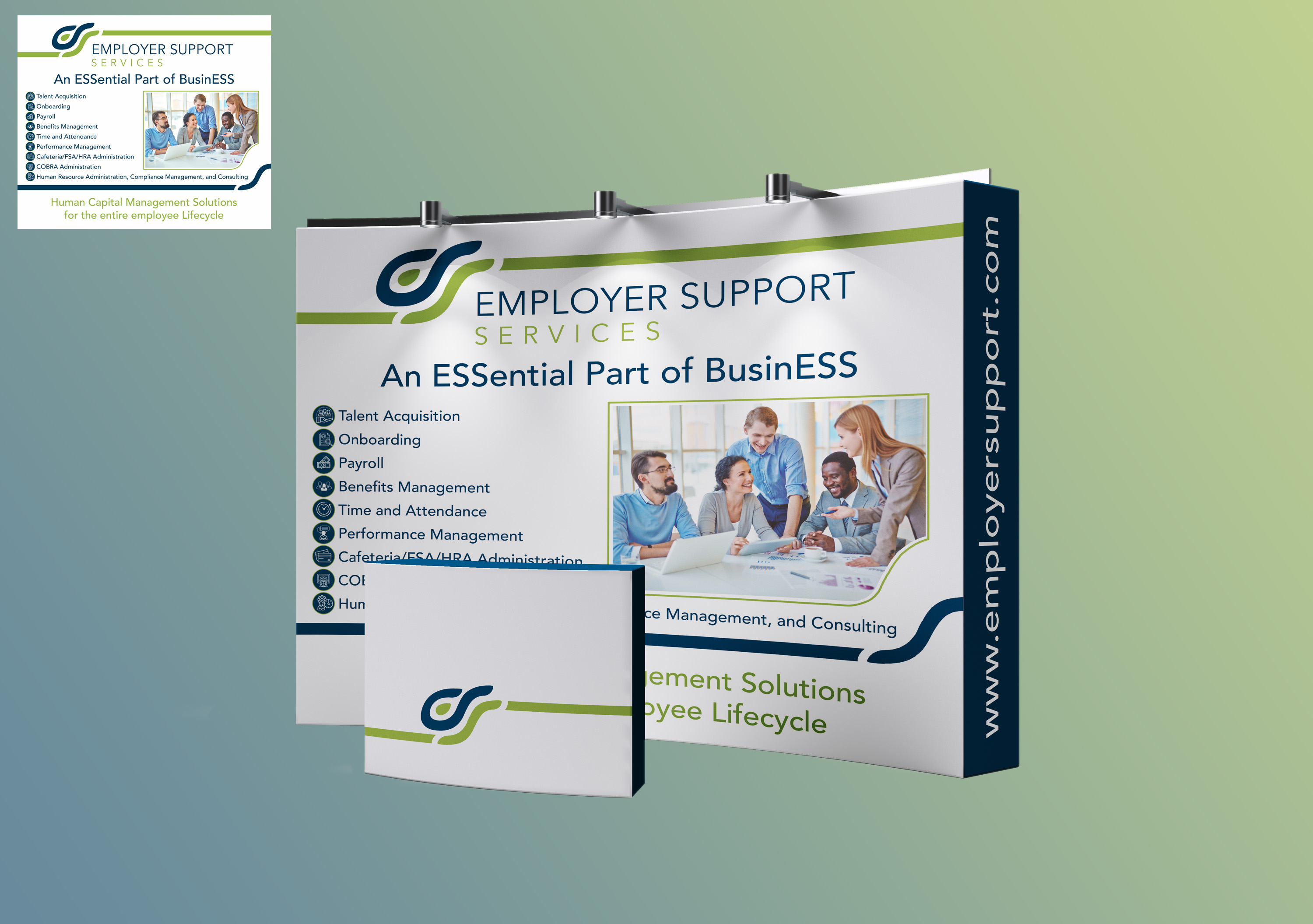 Trade Show Booth Design by Maestroto for Employer Support Services, Inc. | Design #28908742