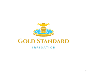 Gold Standard Irrigation | Logo Design by jnh