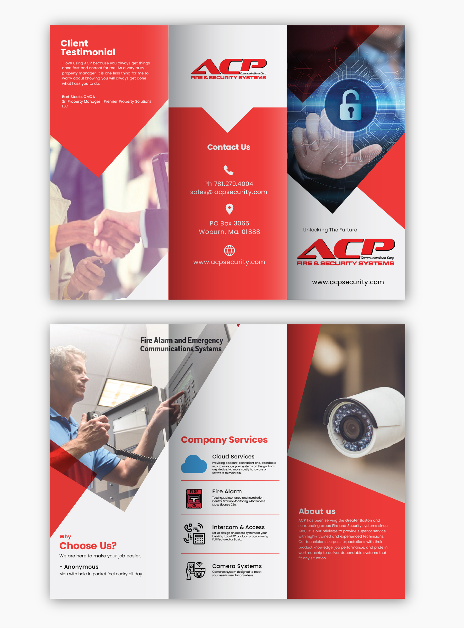 Flyer Design by Design By Muila for ACP Fire & Security | Design #28923901