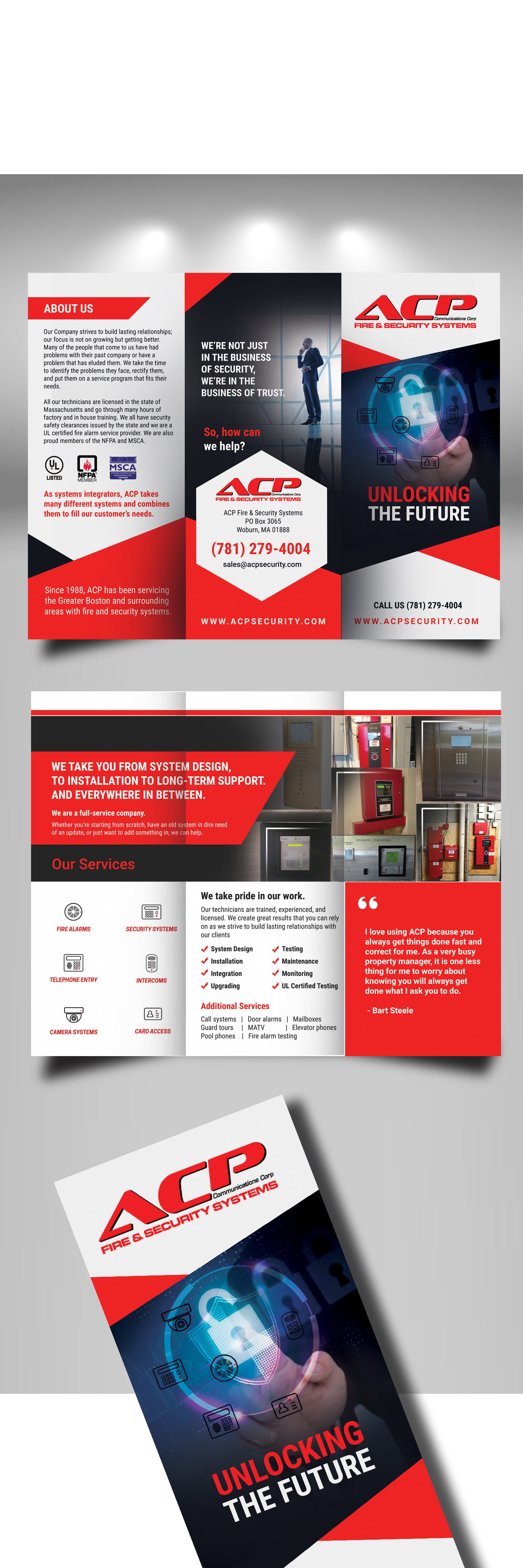 Flyer Design by uk for ACP Fire & Security | Design #28904768