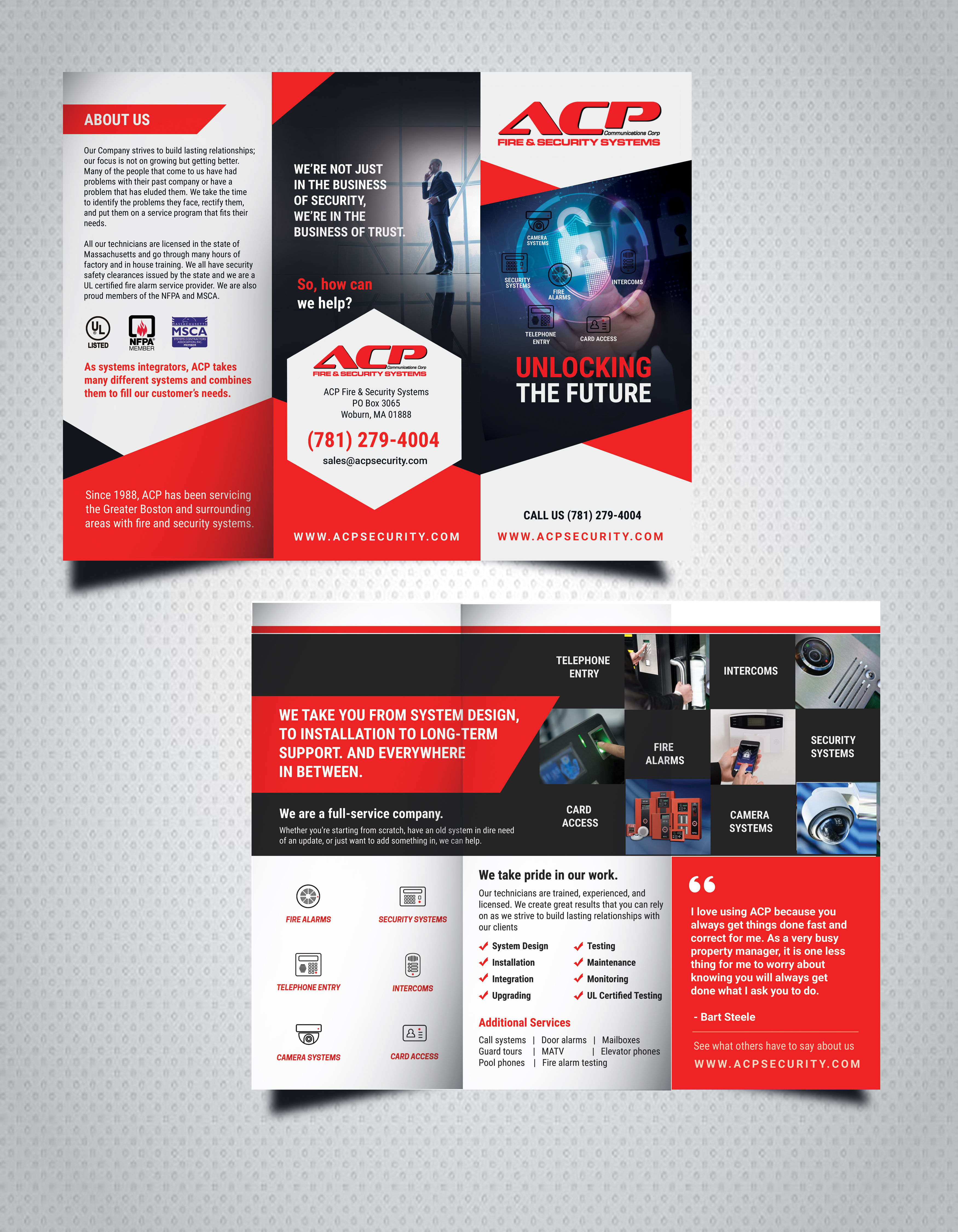 Flyer Design by uk for ACP Fire & Security | Design #28906054
