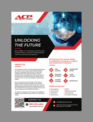 Flyer Design by KreativeMadz for ACP Fire & Security | Design: #28905509