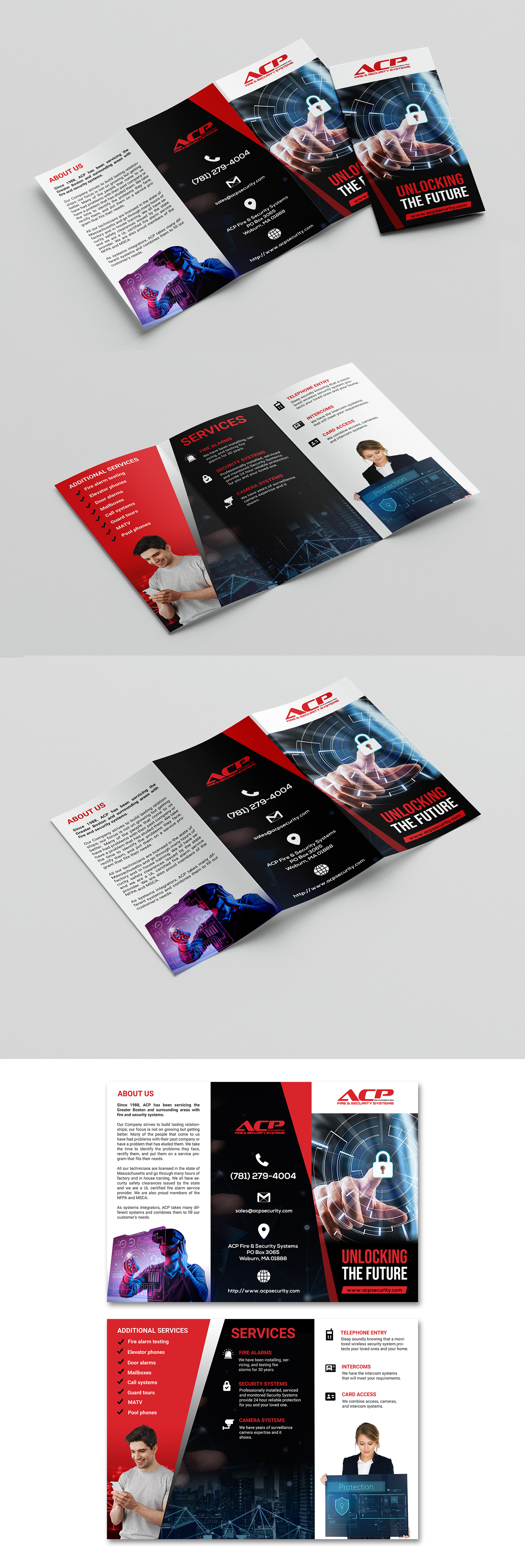 Flyer Design by Design Motion for ACP Fire & Security | Design #28910605