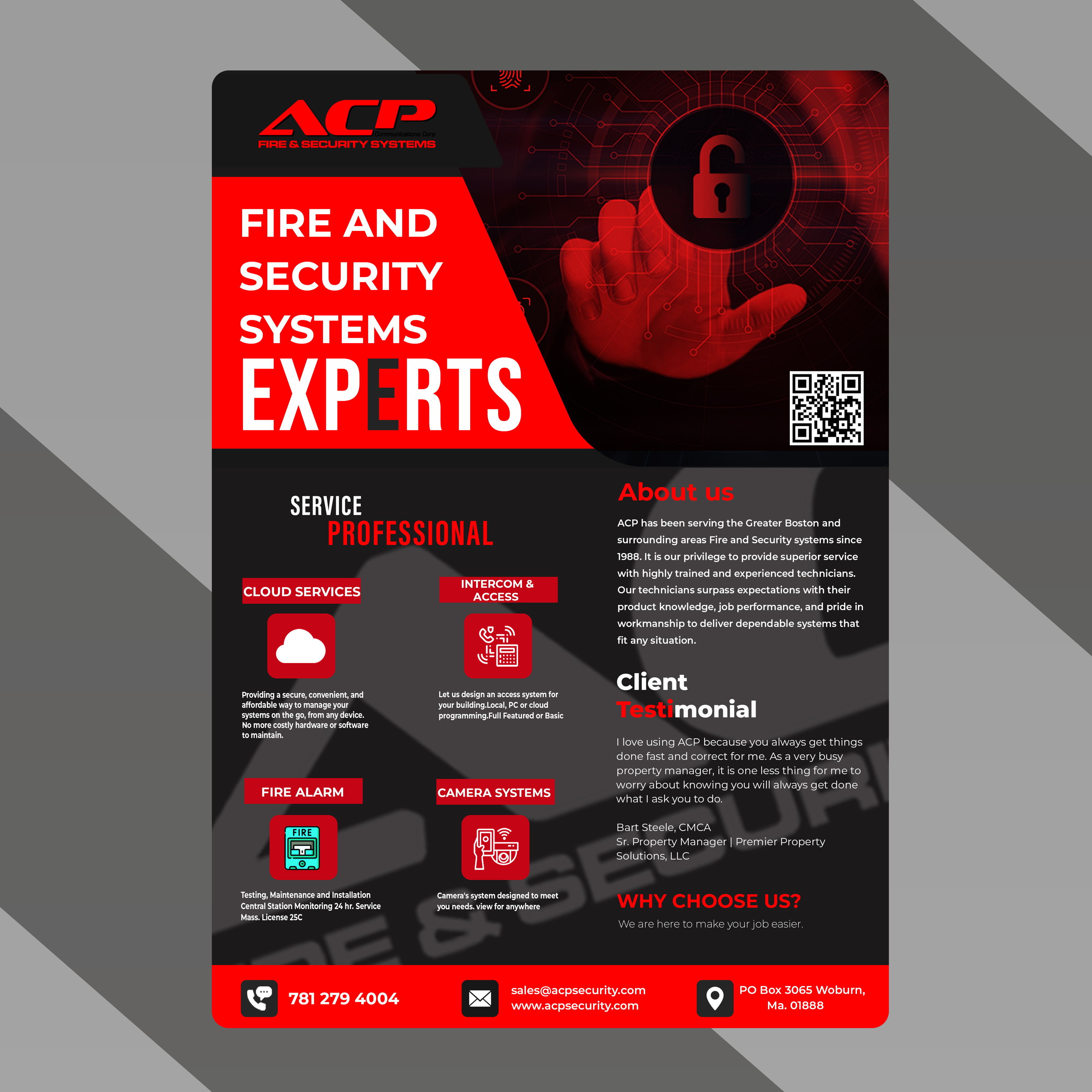Flyer-Design von T-Mac 23 für ACP Fire & Security | Design #28913115