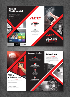 Flyer Design by artbitin for ACP Fire & Security | Design #28904317