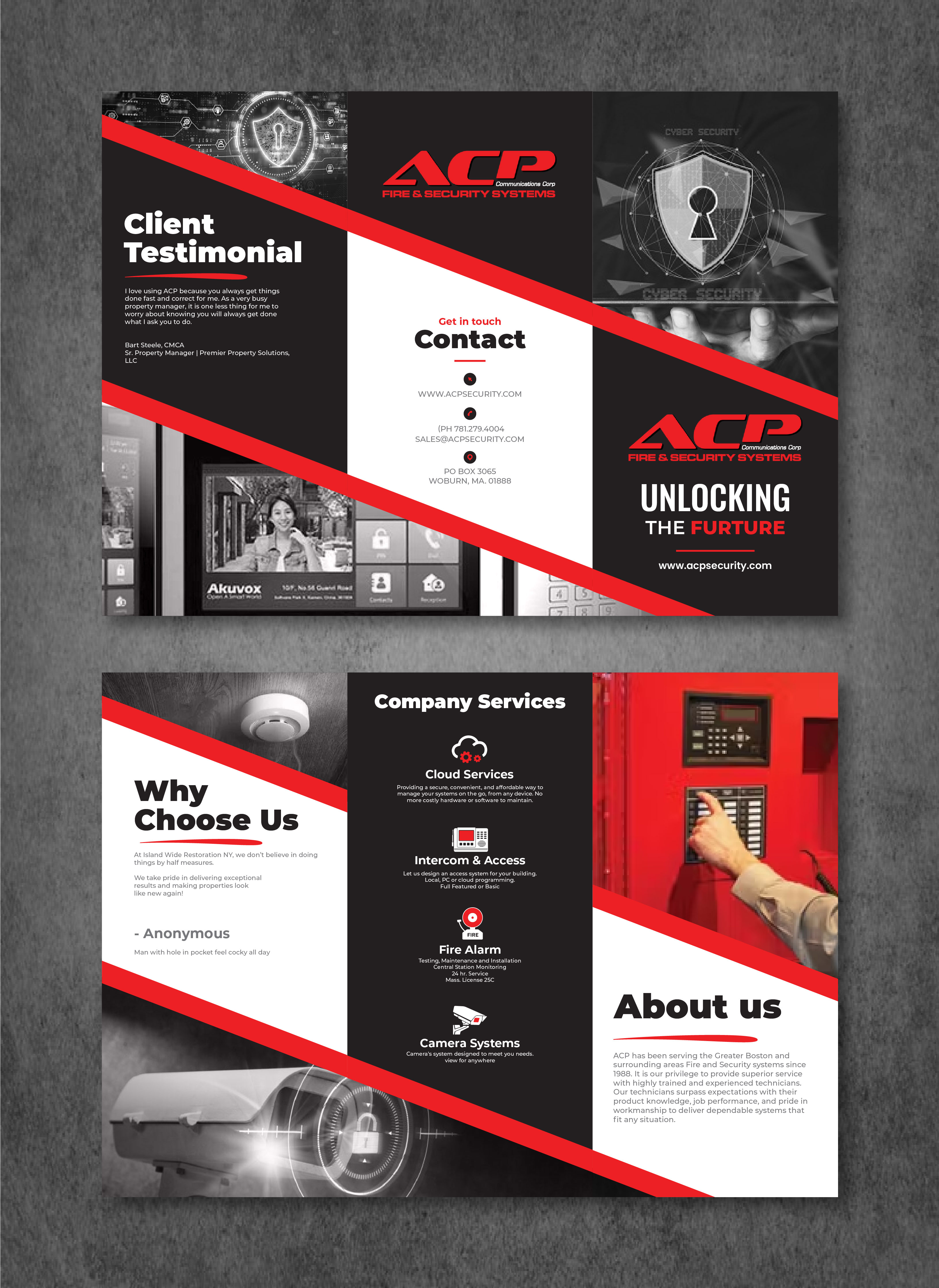 Flyer-Design von artbitin für ACP Fire & Security | Design #28904499