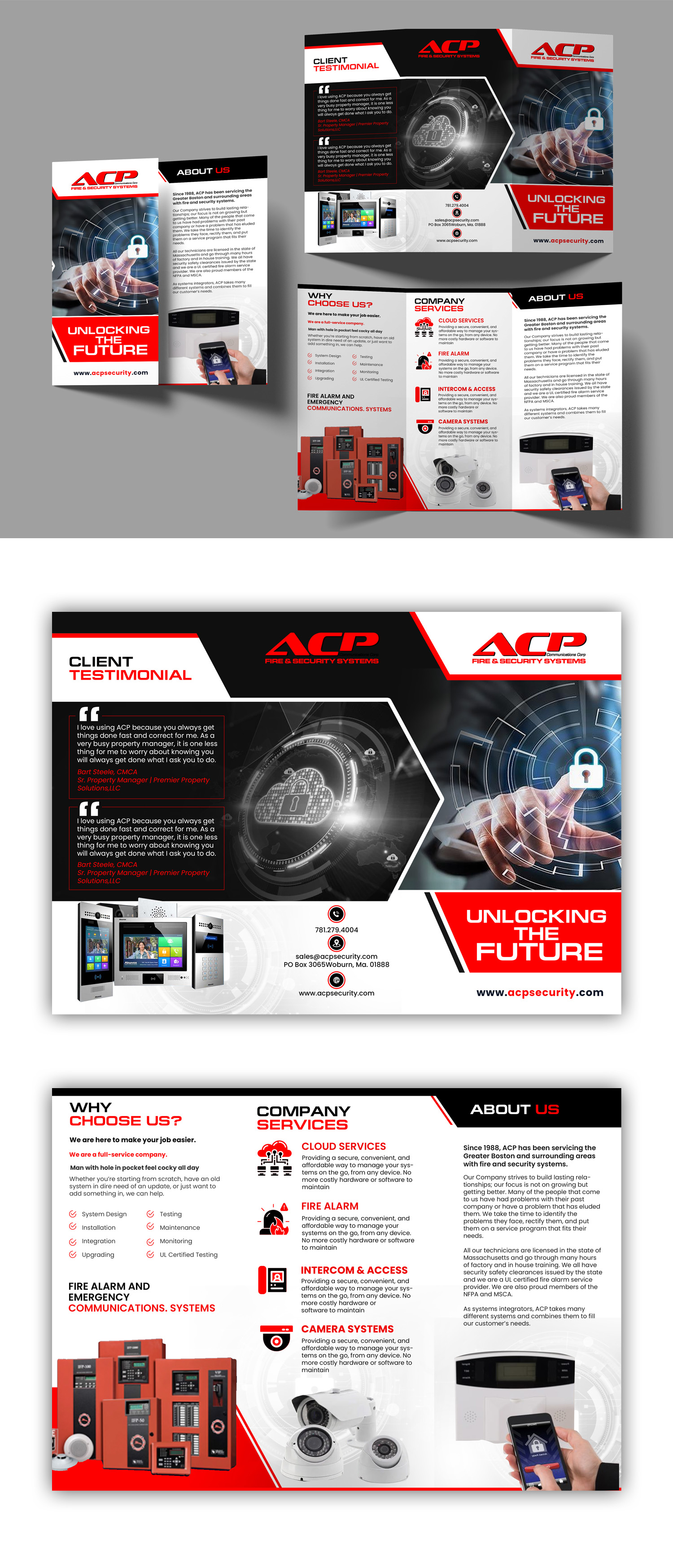 Flyer Design by debdesign for ACP Fire & Security | Design #28912281