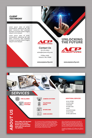 Flyer Design by cdrodrigo48 for ACP Fire & Security | Design #28913080