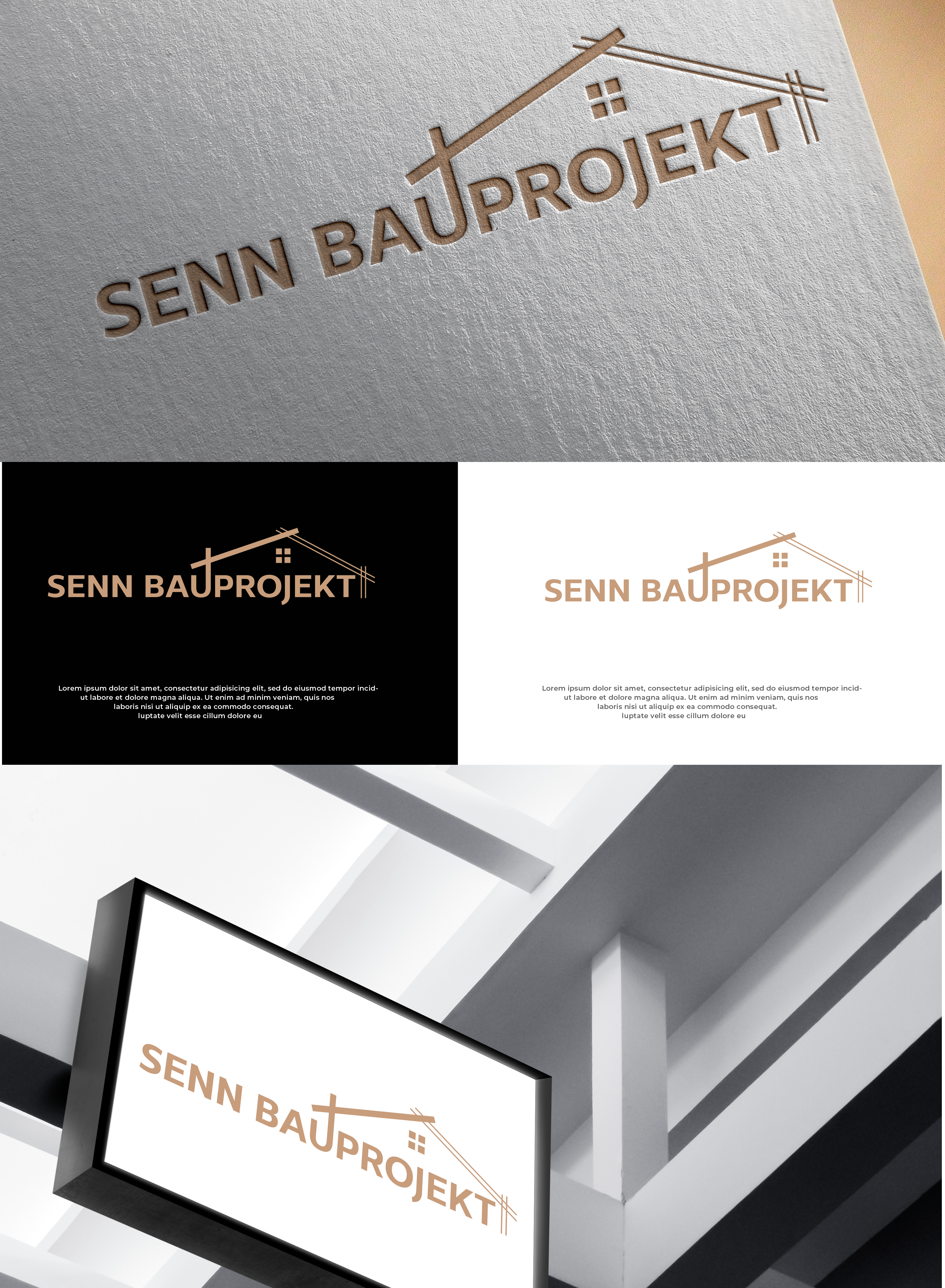Logo Design by Graphixpointt for Senn Bauprojekt | Design: #28904818