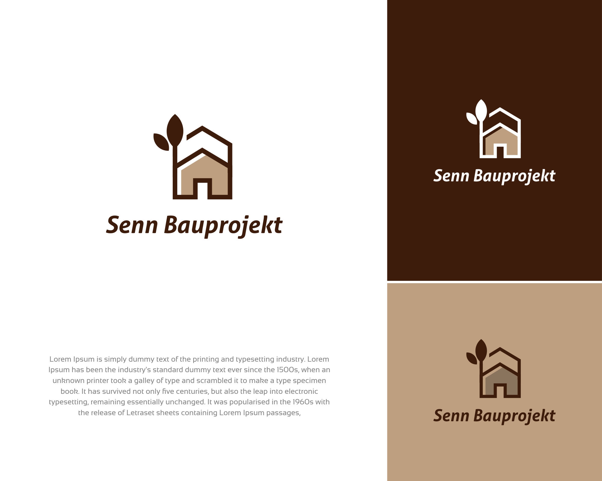 Design de Logo par SigmaStudio pour Senn Bauprojekt | Design #28905347