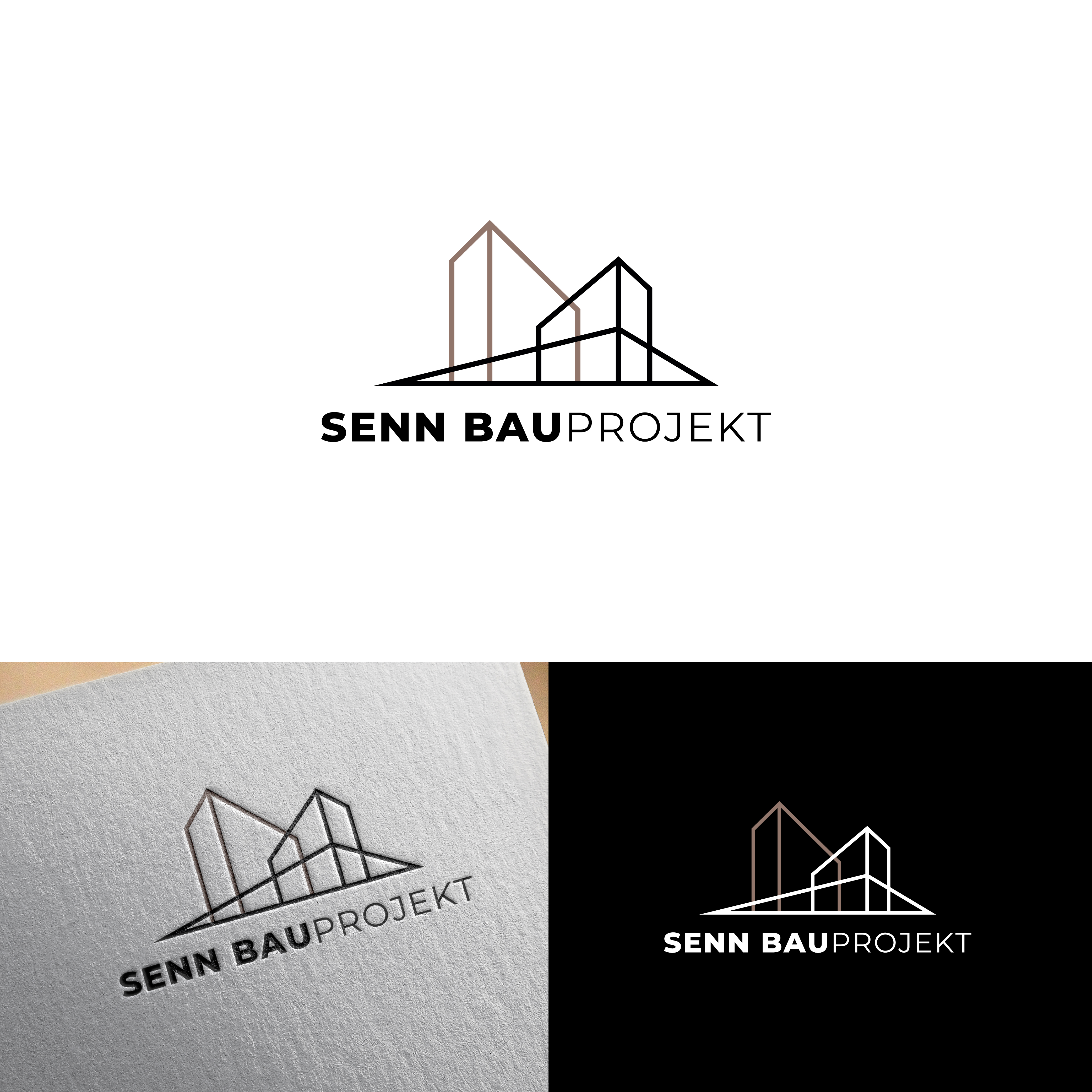 Logo Design by MinimalistDesigns for Senn Bauprojekt | Design #28934636