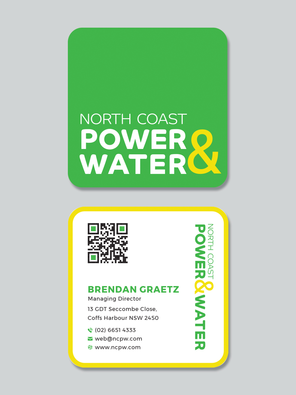 Design de Carte de Visite par Creative Moon Design pour North Coast Power & Water | Design #28917302
