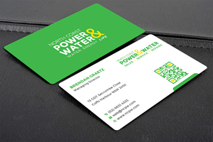 Visitenkarten-Design von Creative Moon Design für North Coast Power & Water | Design: #28936718