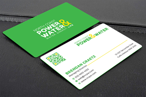 Visitenkarten-Design von Creative Moon Design für North Coast Power & Water | Design: #28936721