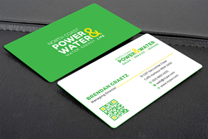 Visitenkarten-Design von Creative Moon Design für North Coast Power & Water | Design: #28936722