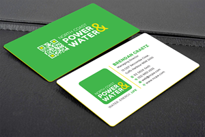 Business Card Design by Cretive Moon for North Coast Power & Water | Design #28986873