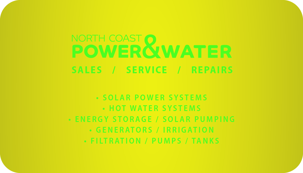 Visitenkarten-Design von MarkoE für North Coast Power & Water | Design #28906288